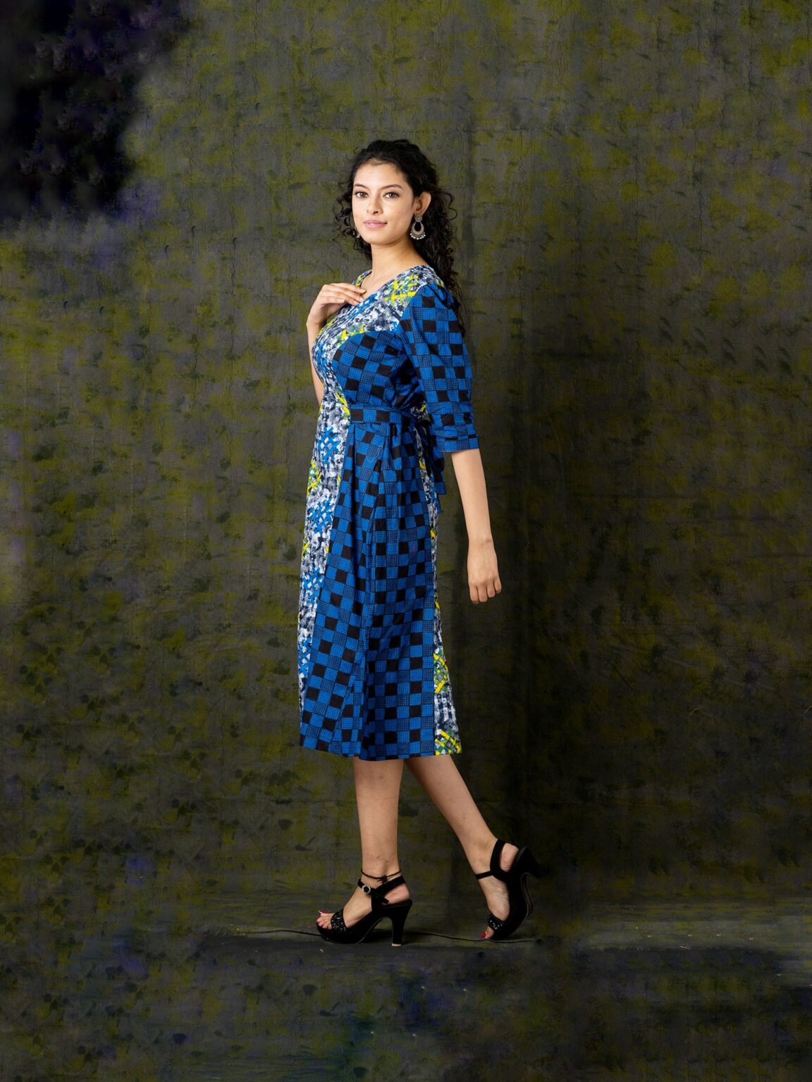 Srivudya Cotton Indo-Western Dress - Image 4