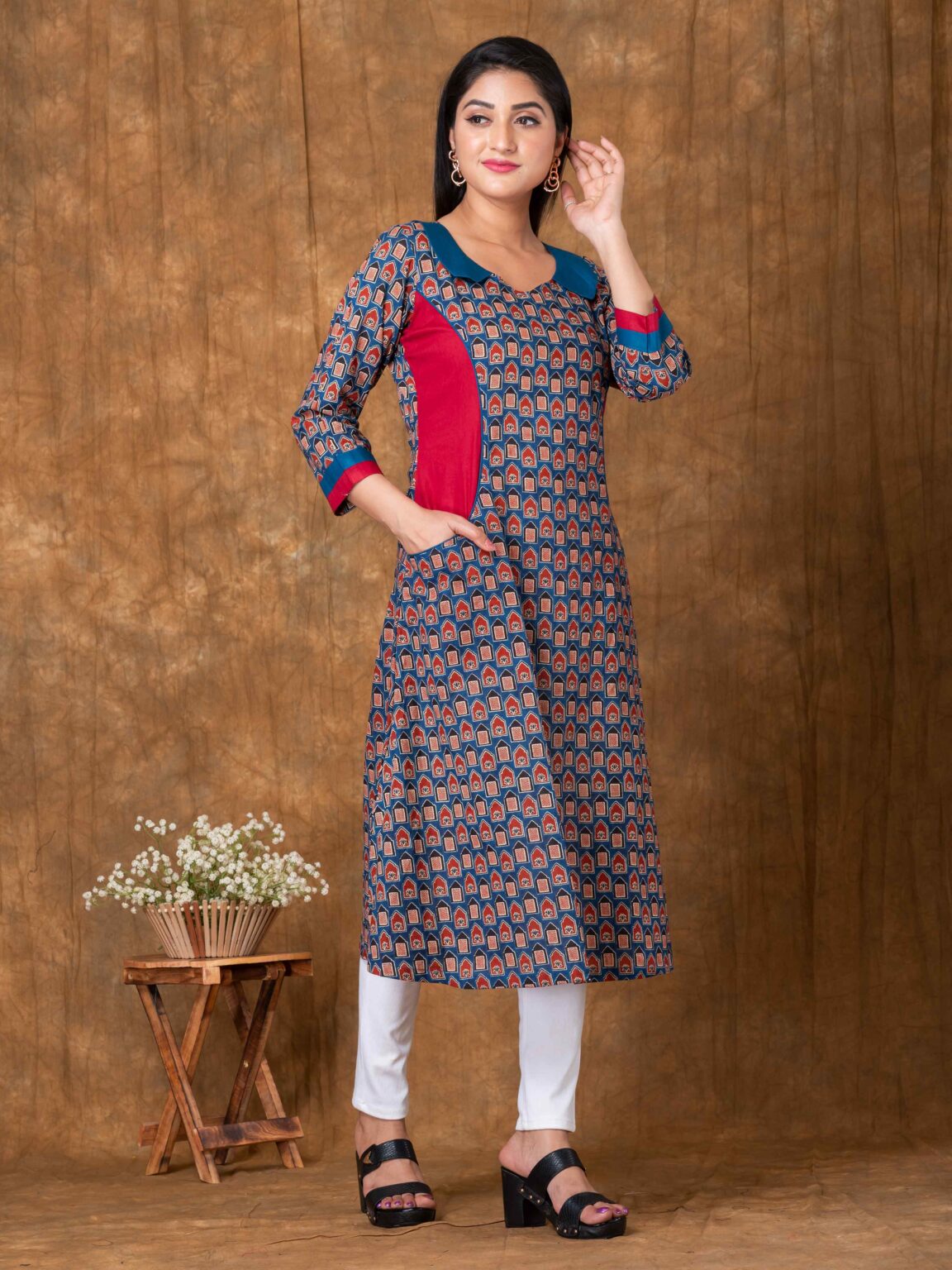 Emily Cotton Corporate Kurti - Image 4