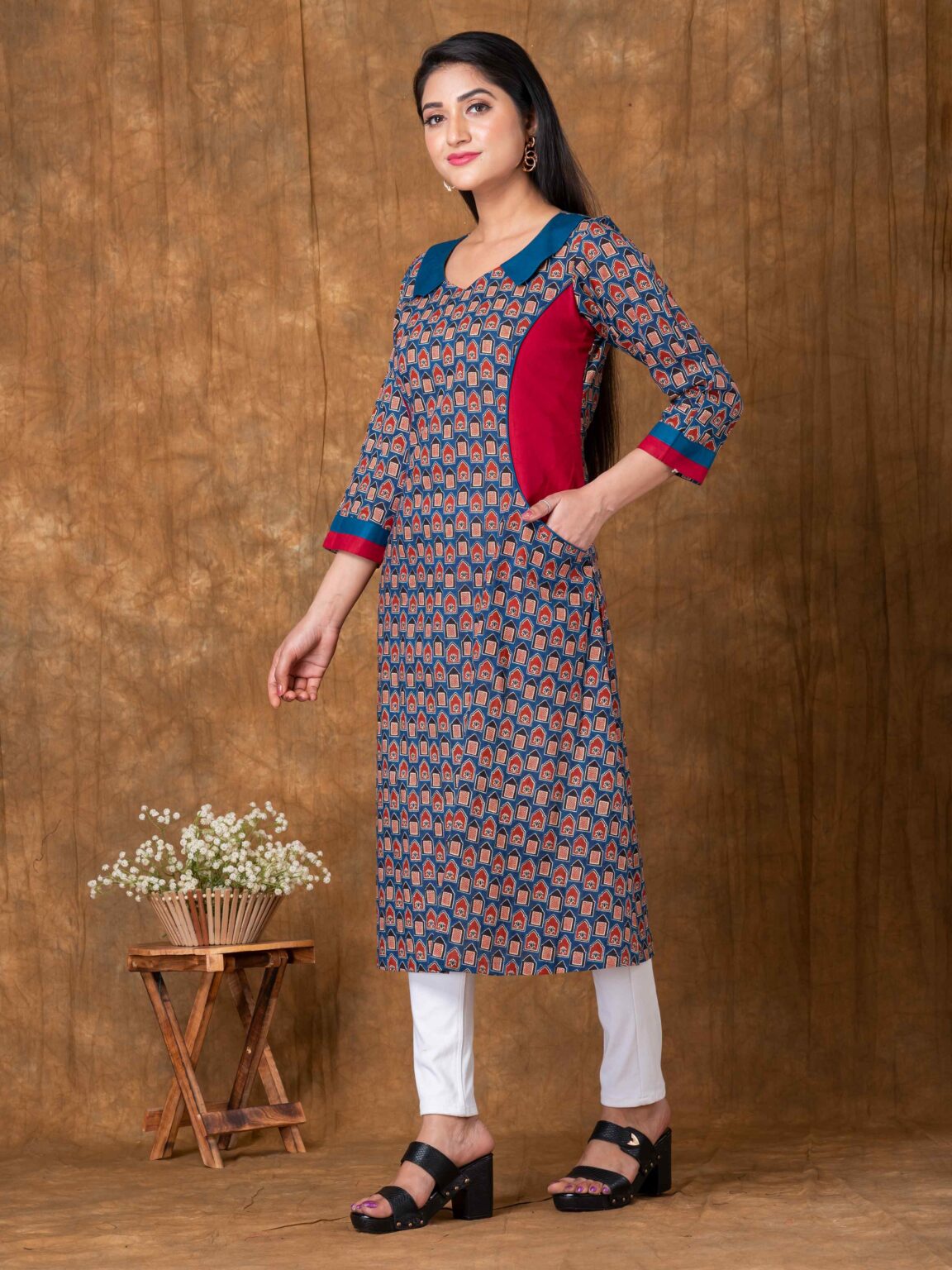 Emily Cotton Corporate Kurti - Image 2