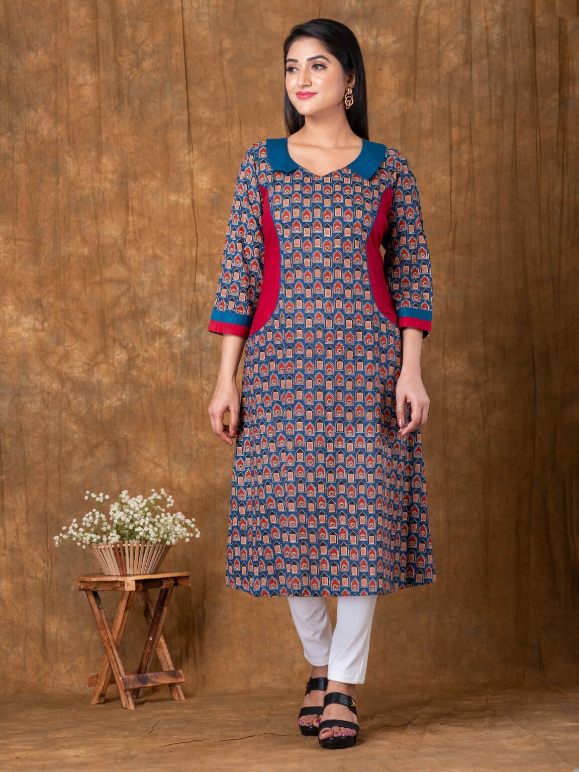 Emily Cotton Corporate Kurti - Image 3