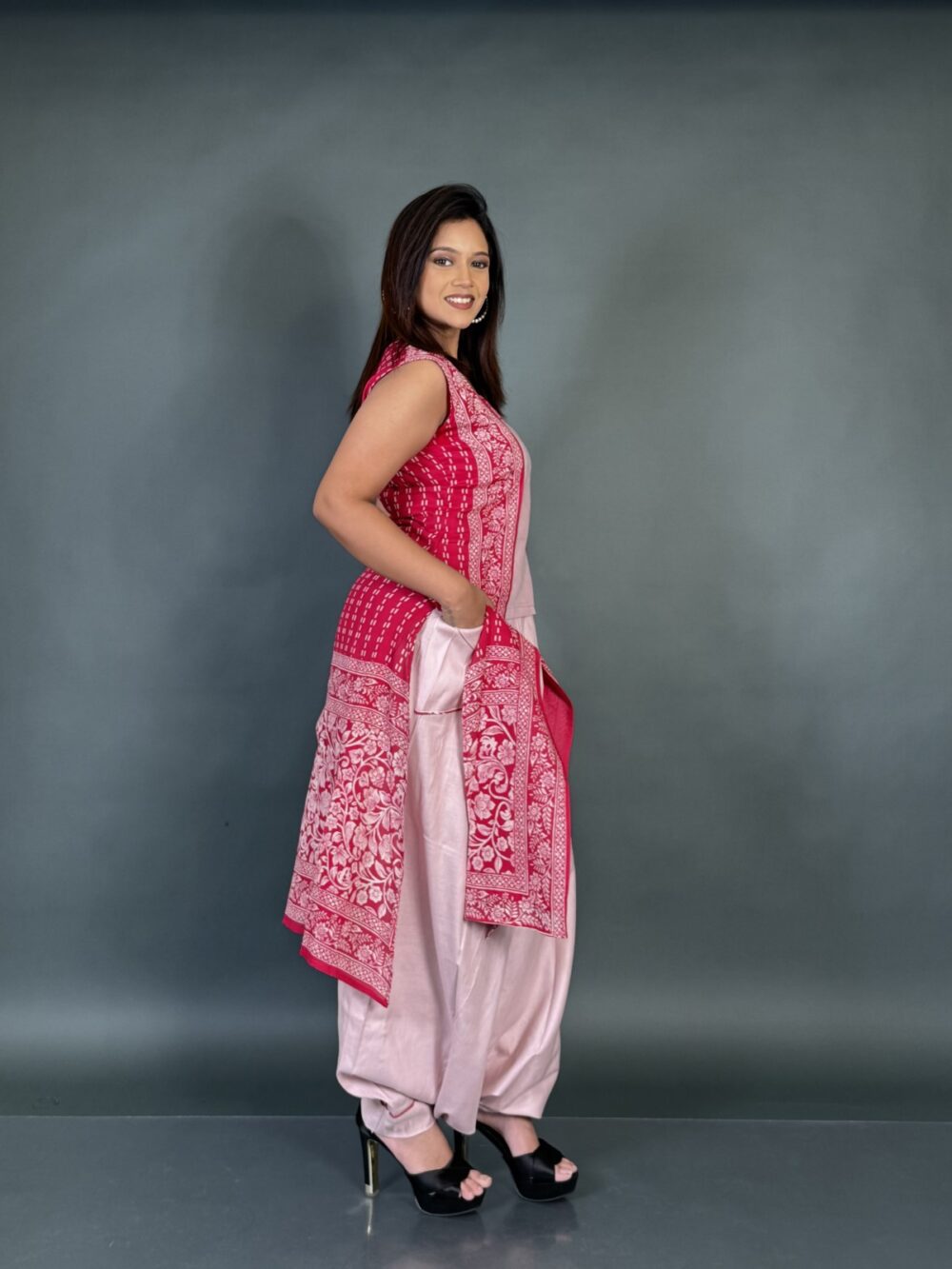 RaniBohonick Fusion Asymmetry – Pink Fusion Co-ord Set - Image 3