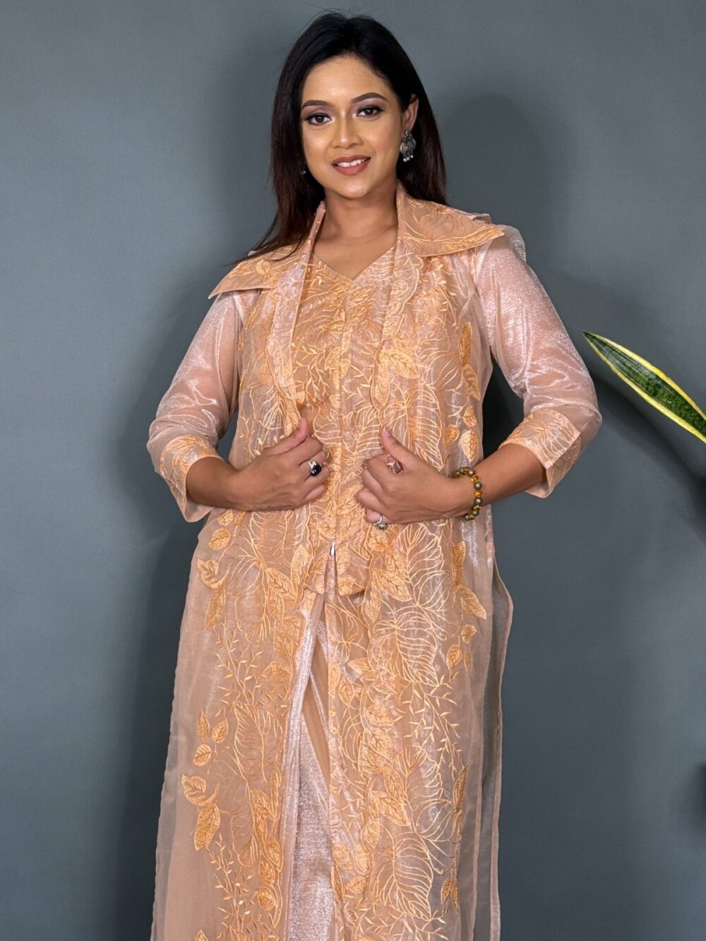 Peach Radiance 3-Piece Fusion Thread Work Set - Image 2