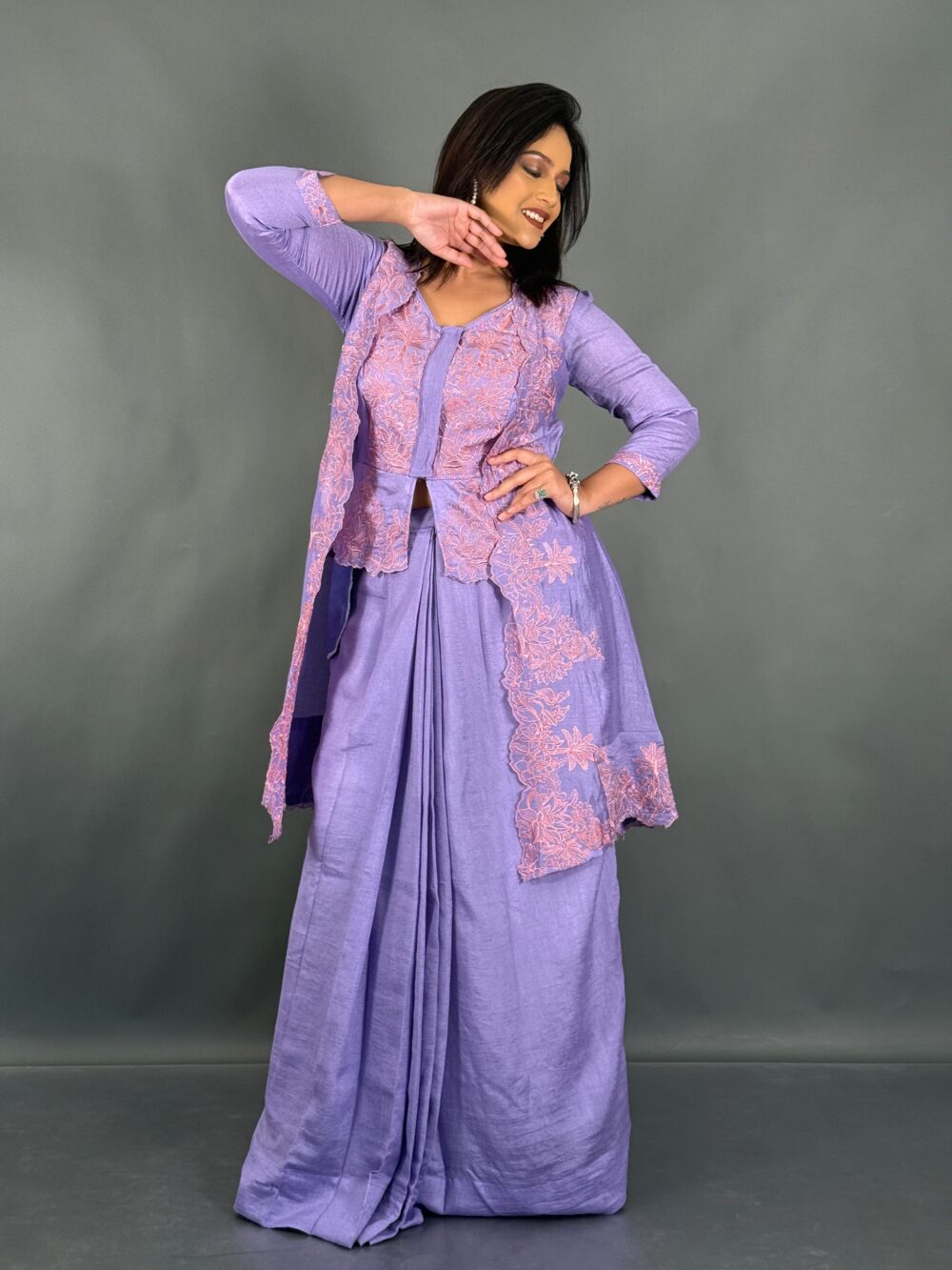VelvetRose Plus Mauve Pink 3-Piece Fusion Set - Image 3