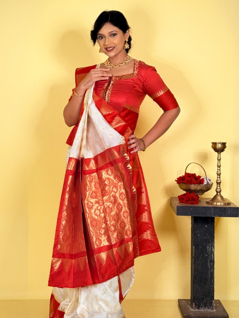 Shubho Saaj Ready-to-Wear Saree(Plus Size Fit) - Image 4