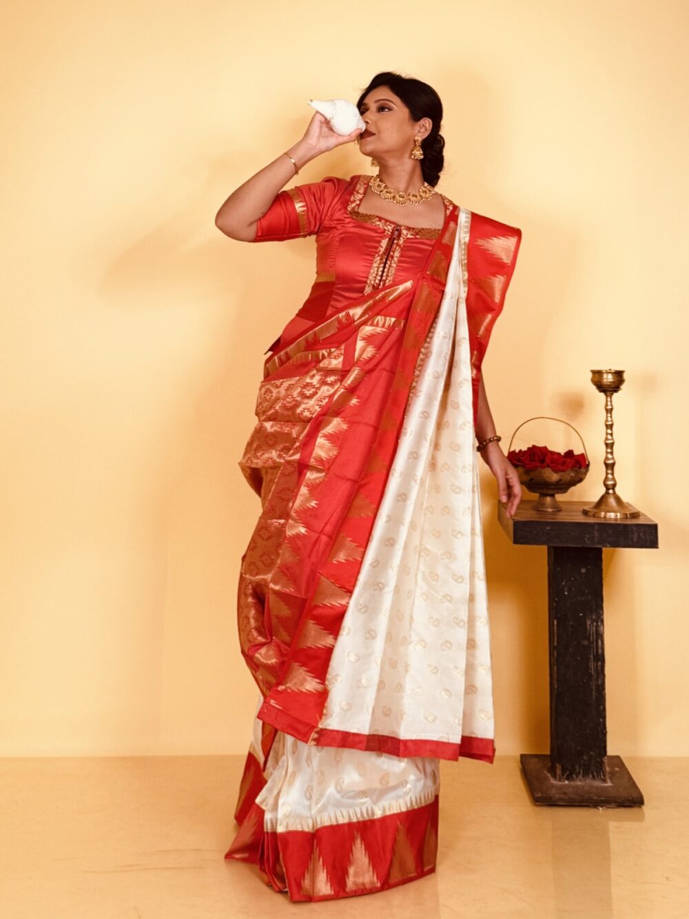 Shubho Saaj Ready-to-Wear Saree(Plus Size Fit) - Image 2