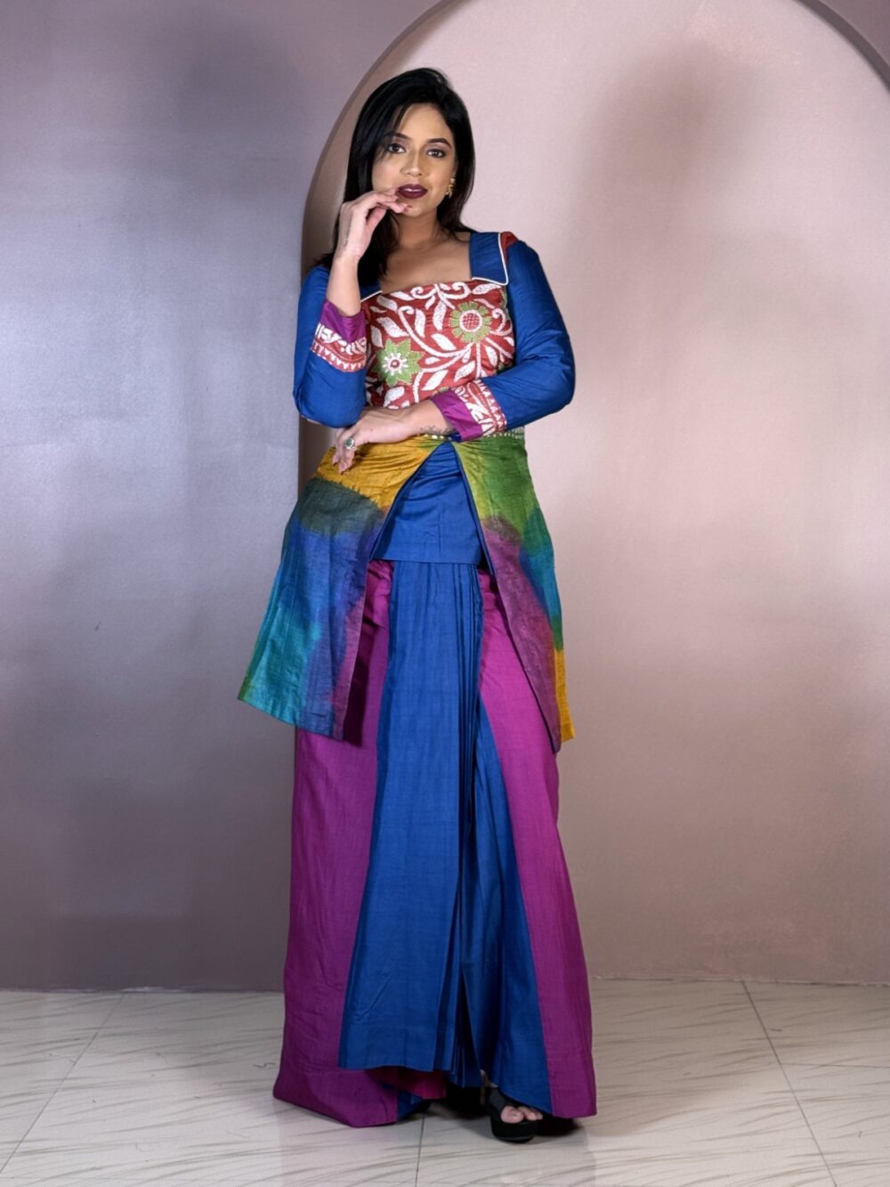 Gachi by Gachi Multicolor Kantha Stitch Fusion set - Image 4