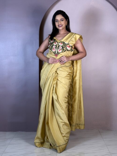 Party-Perfect Tussar Ready to wear Saree